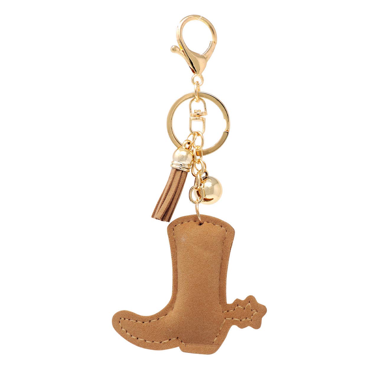 Cheetah Cowboy Boot Keychain
