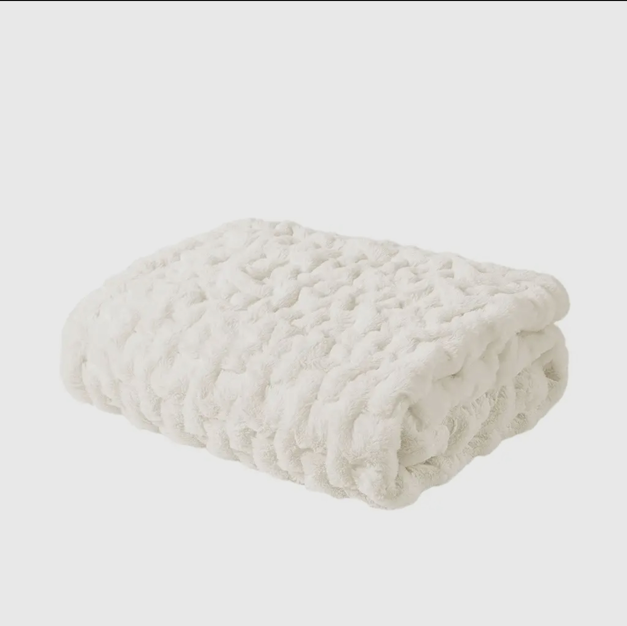 Ruched Throw Blanket