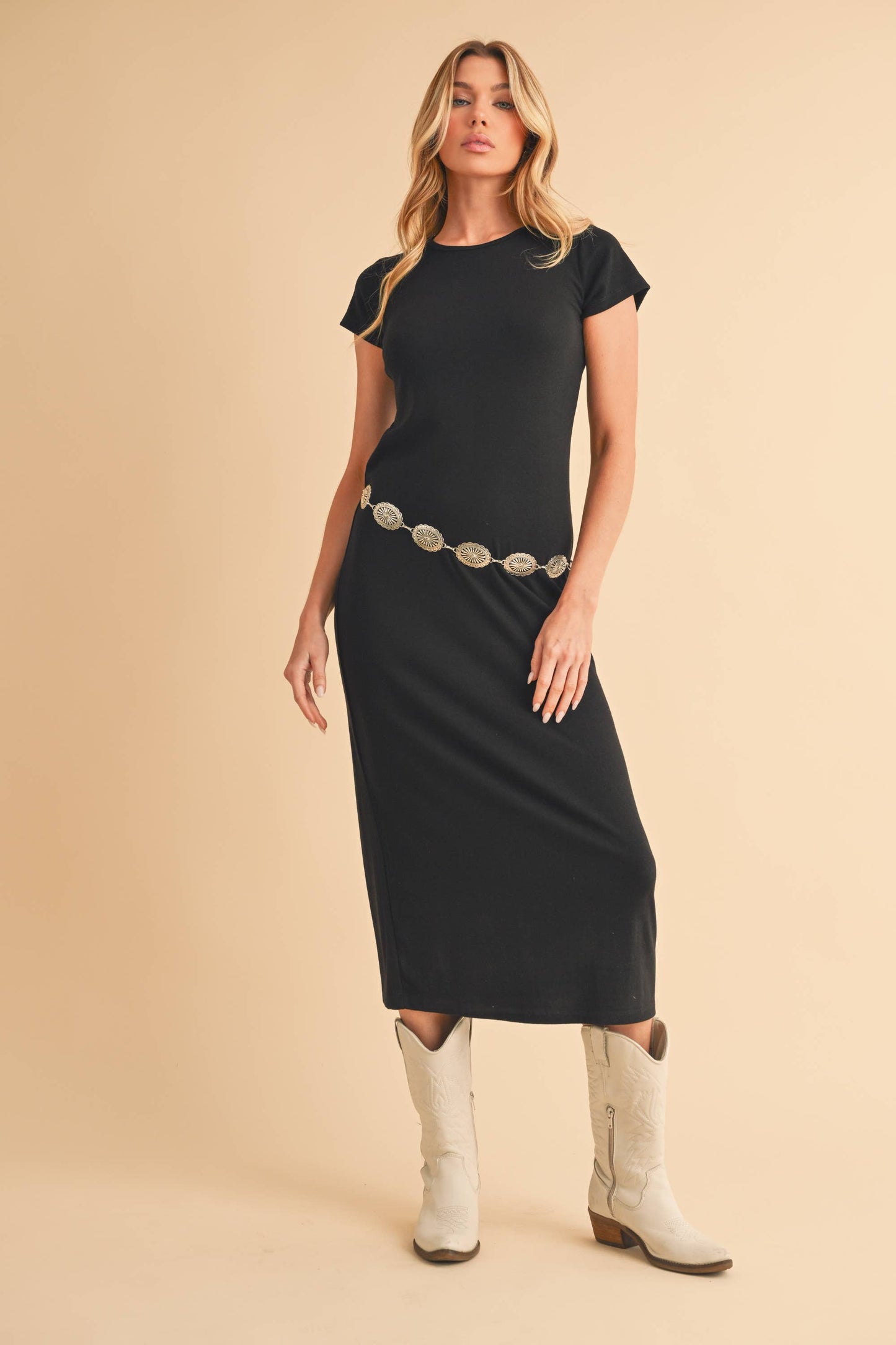 Black Midi Dress