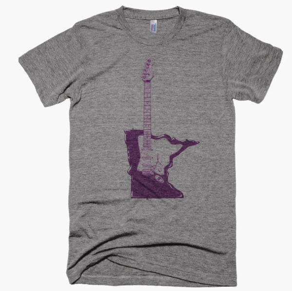 Purple Guitar Minnesota Music Scene - Tshirt