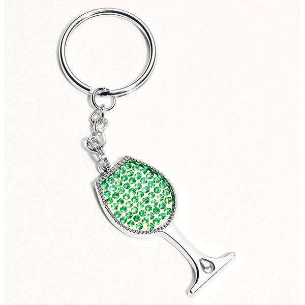 Wine Glass Keychain