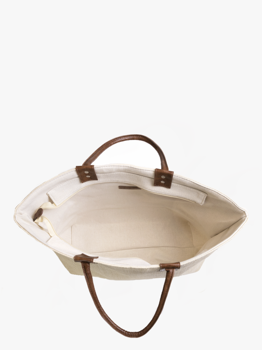 Large Straw Tote w/ Dual Handles
