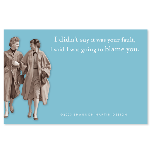 Blame You Sticky Note