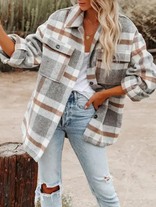 Plaid Flannel Shacket