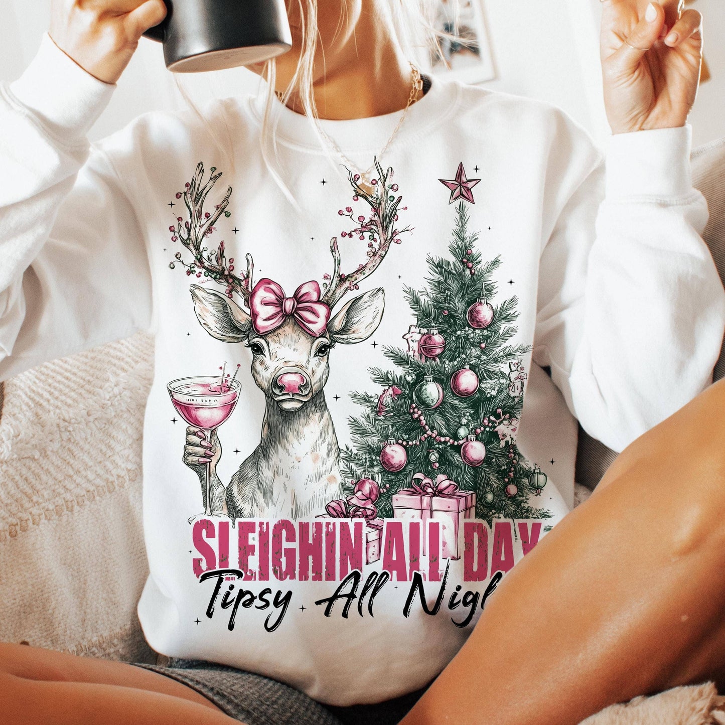 Sleighin All Day Sweatshirt