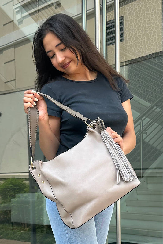 Tassel Hobo Bag