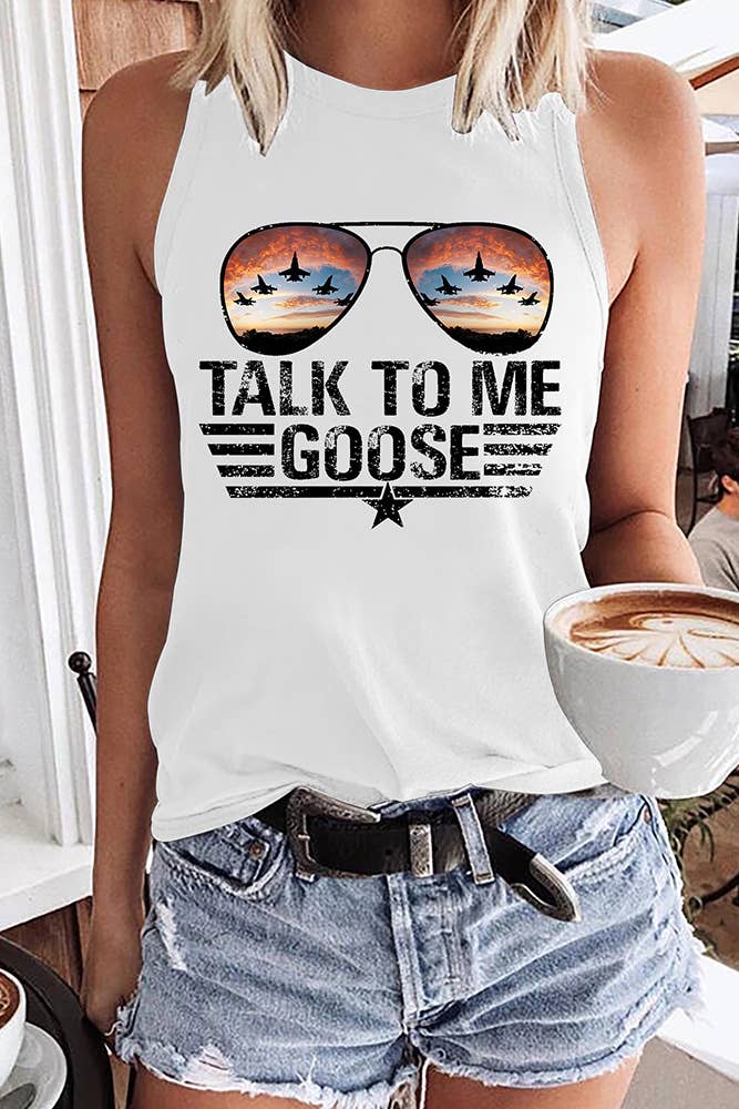 "Talk to me Goose" Tank Top