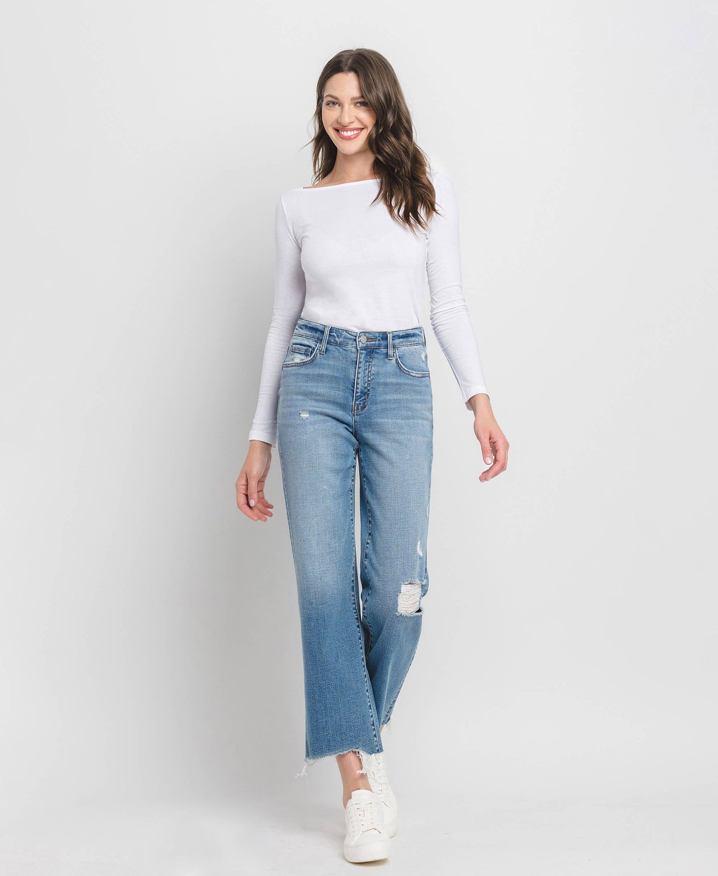 Flying Monkey High Rise distressed Jeans