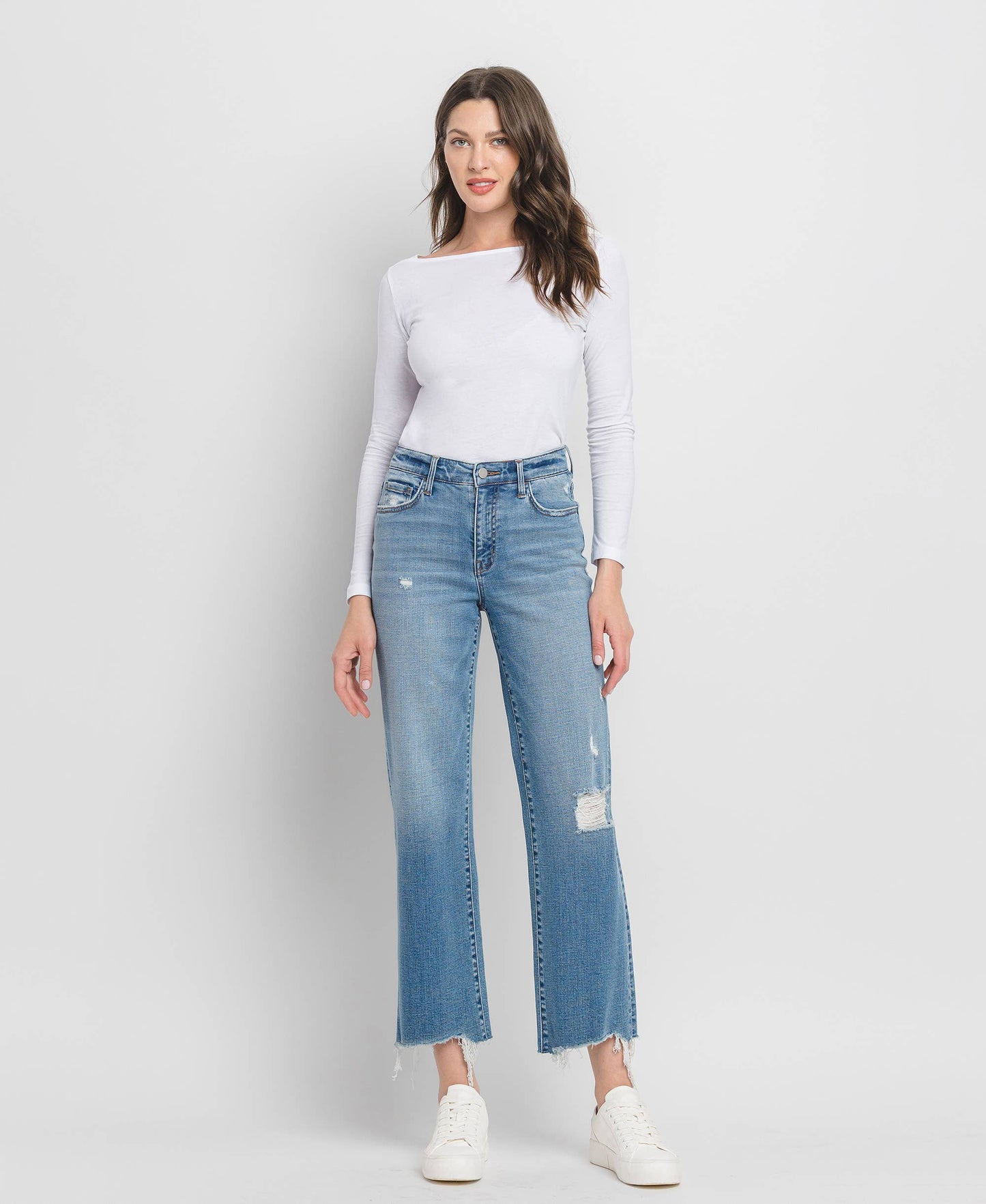 Flying Monkey High Rise distressed Jeans