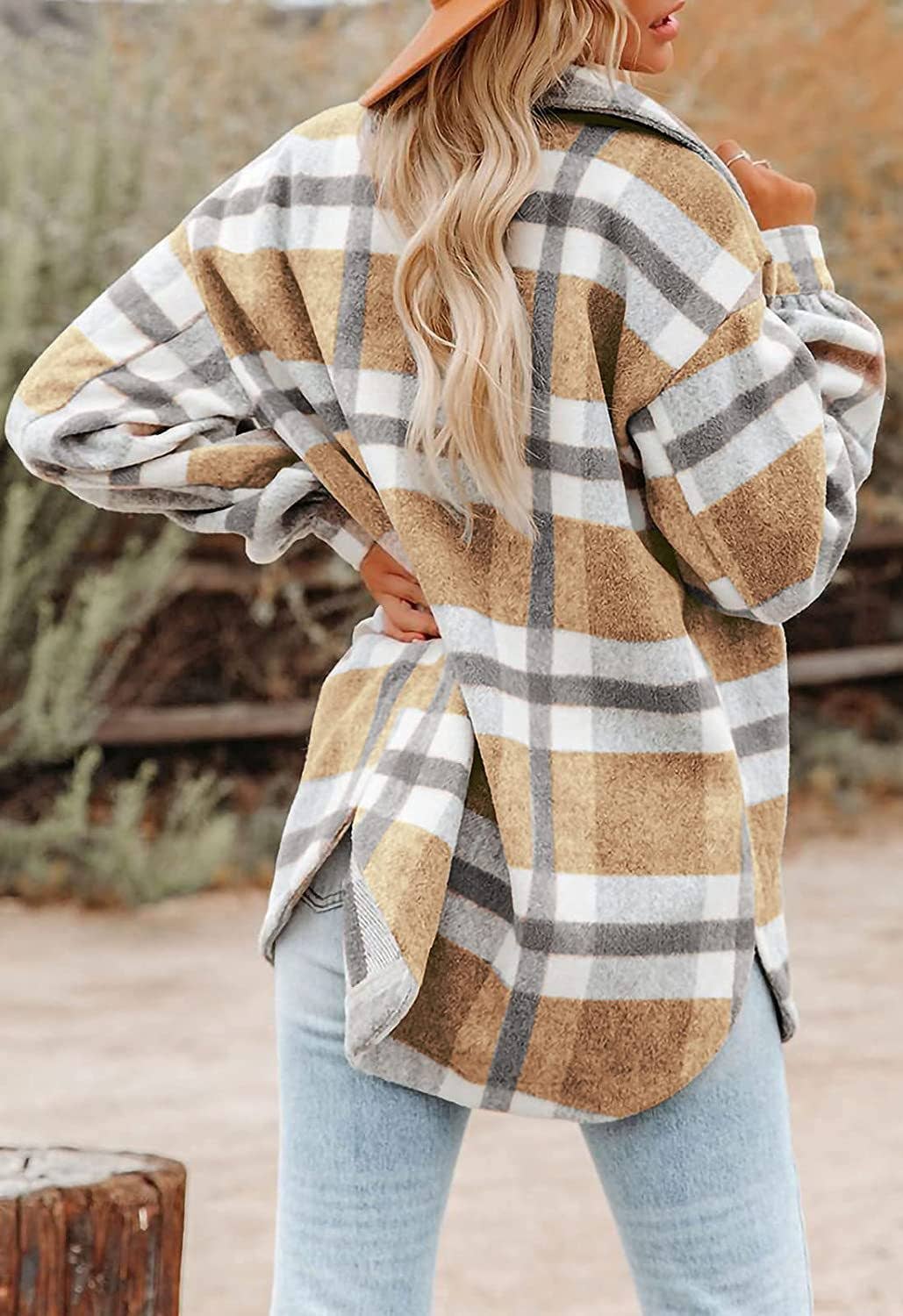Plaid Button Shacket