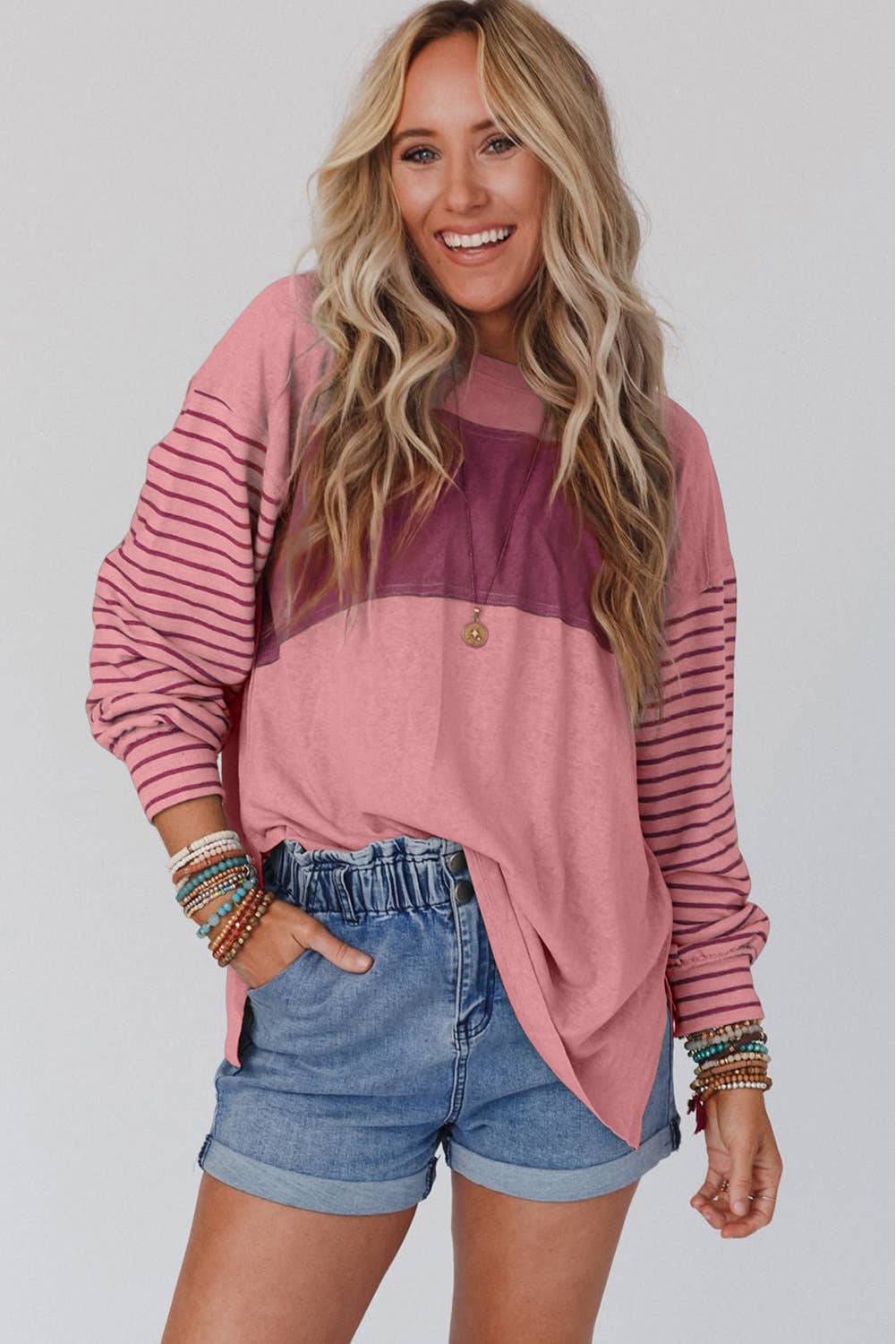 Color-block Top
