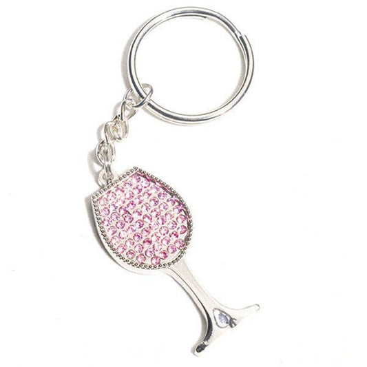 Wine Glass Keychain