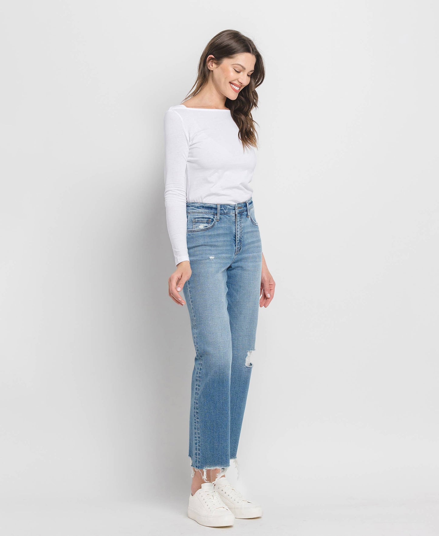 Flying Monkey High Rise distressed Jeans