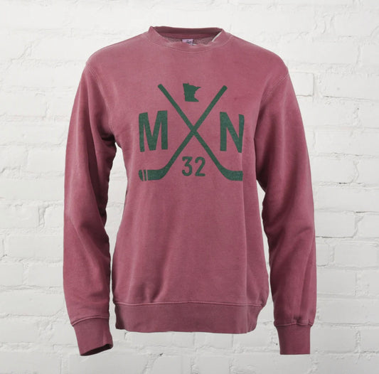 Double Hockey Sticks Crewneck