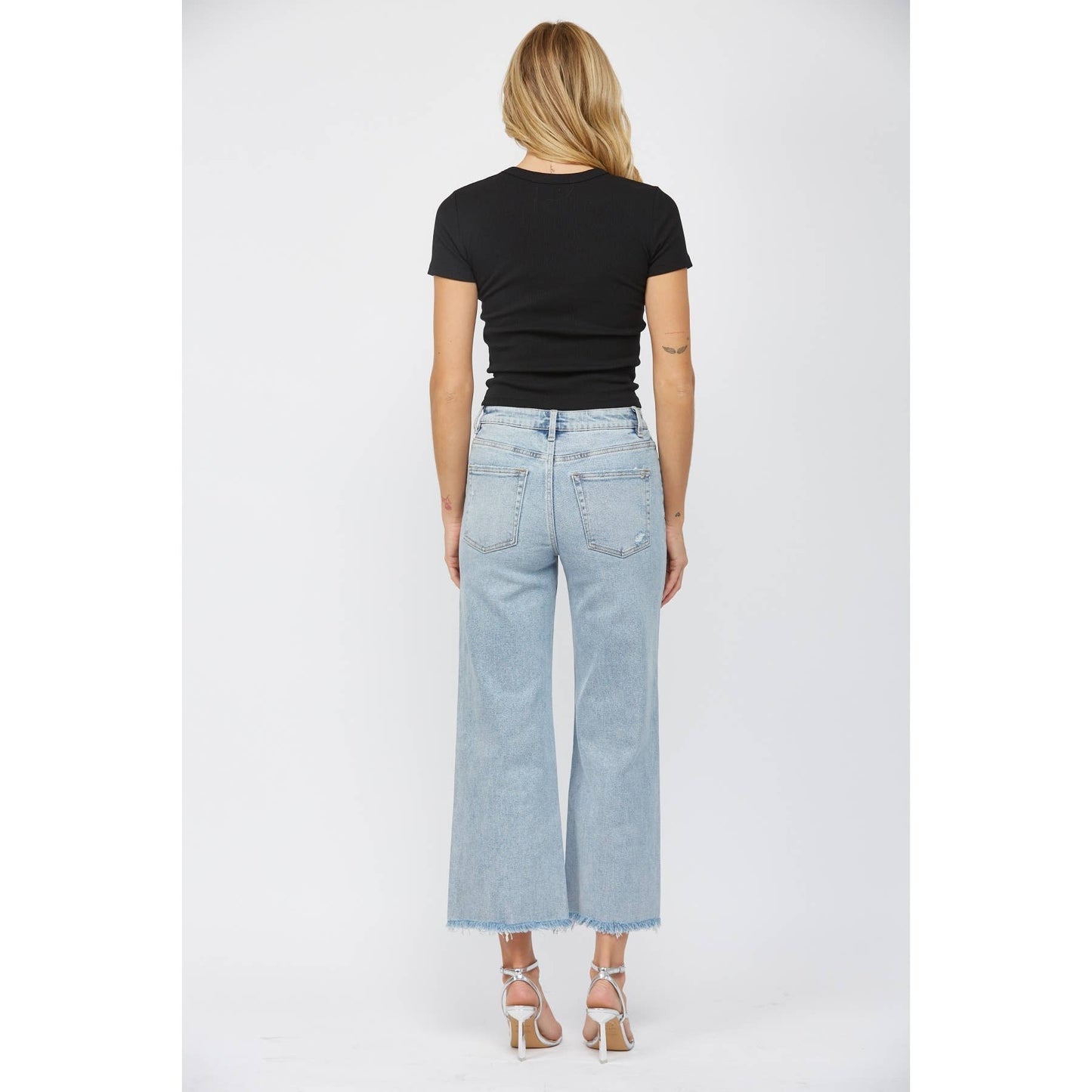 High Rise Ankle Jeans