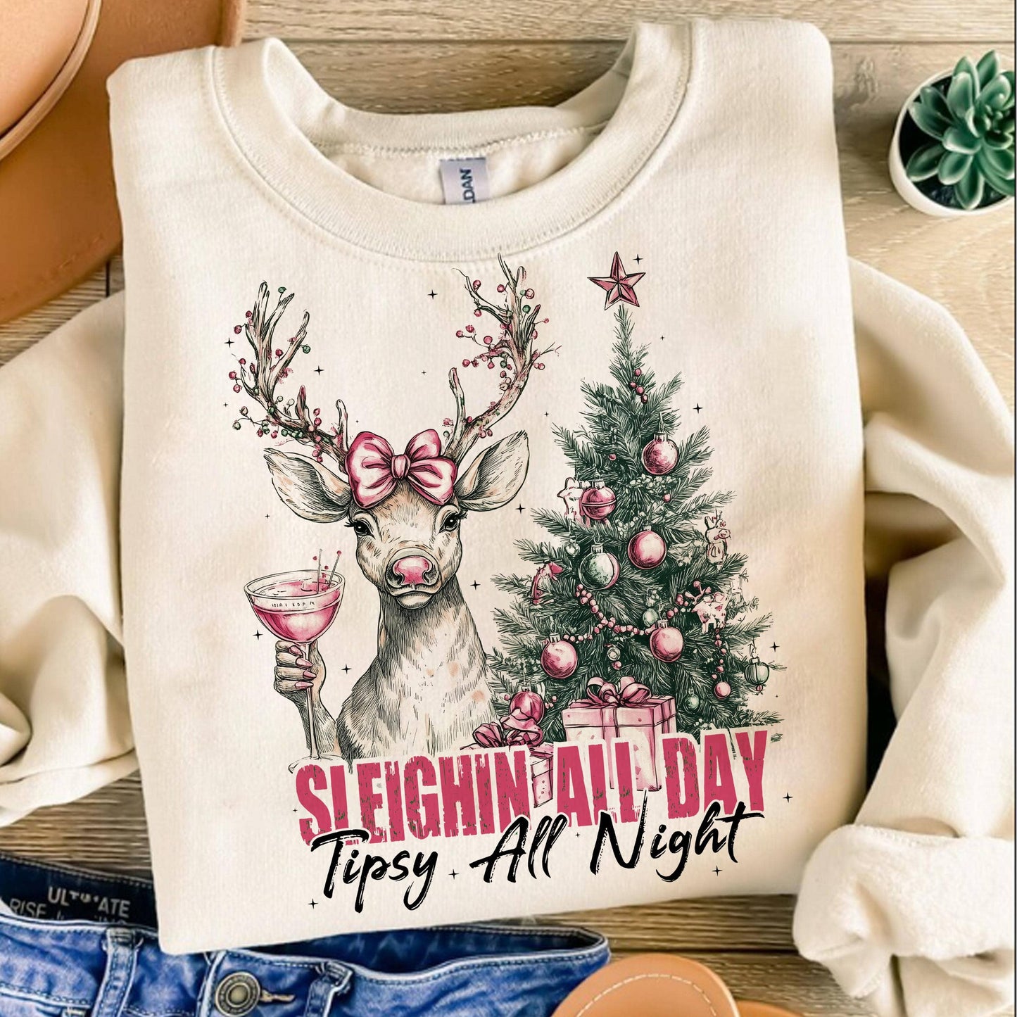 Sleighin All Day Sweatshirt