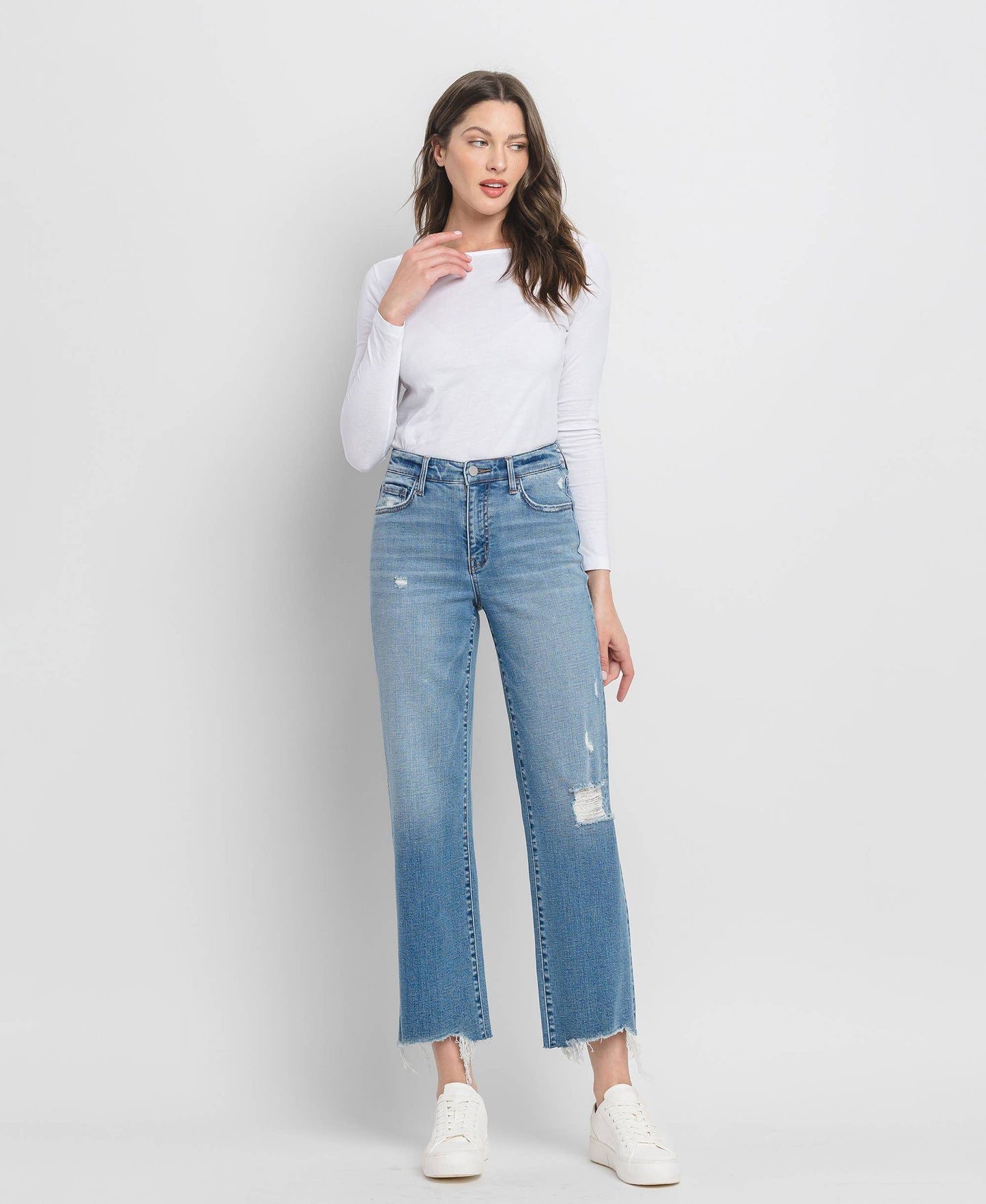 Flying Monkey High Rise distressed Jeans
