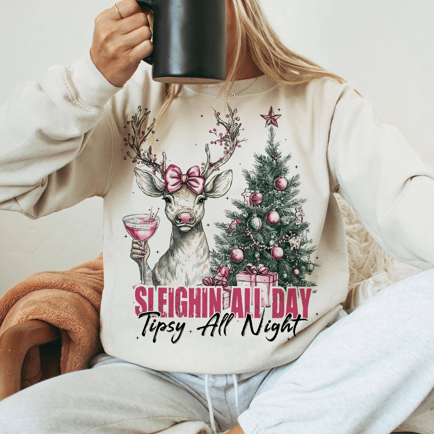 Sleighin All Day Sweatshirt