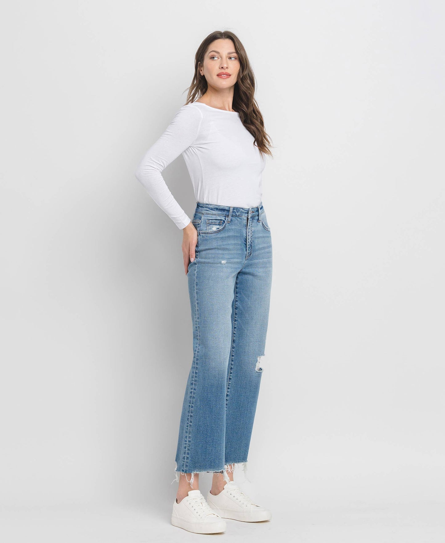 Flying Monkey High Rise distressed Jeans